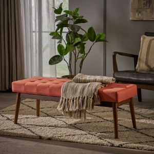 Modern Upholstered Ottoman Fabric Storage Ottoman Traditional for living room-Christopher Knight Home - 1 of 4