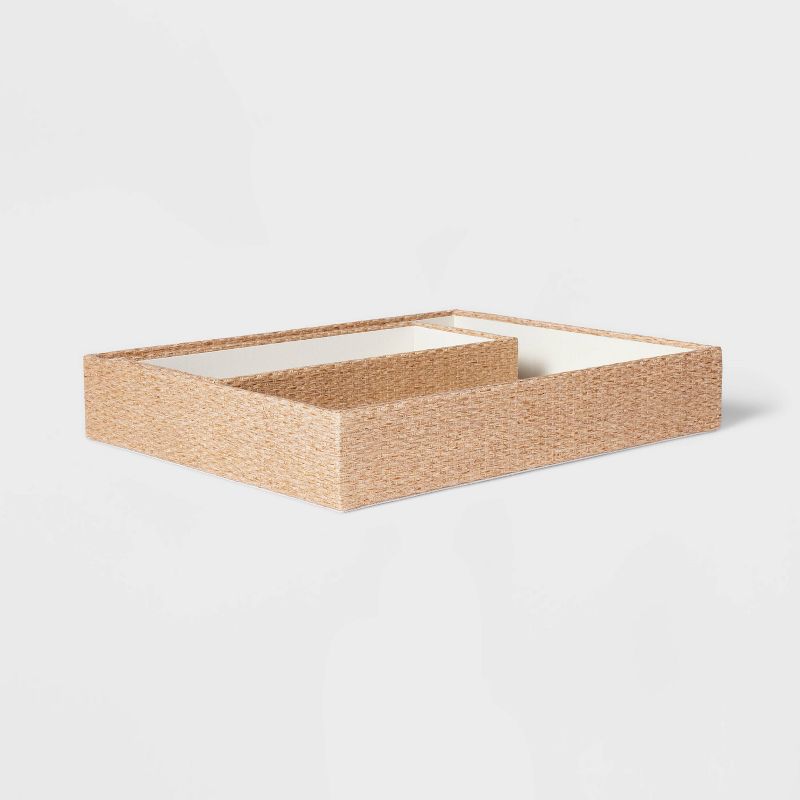 Woven Paper Desk Tray and Organizer - Threshold&#8482;, 1 of 5