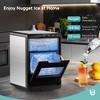 EUHOMY Nugget Ice Maker, Fast & Compact, Automatic Cleaning, 44Lbs/24hrs Soft Chewable Ice for Home, Office & Parties - 2 of 4