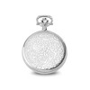 Black Bow Jewelry Charles Hubert Chrome-finish Floral Design Analog Pocket Watch 44mm - 3 of 4