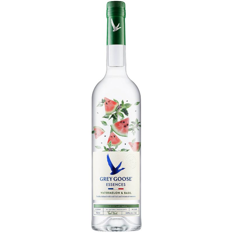 Grey Goose Essences Watermelon &#38; Basil Flavored Vodka - 750ml Bottle, 1 of 8