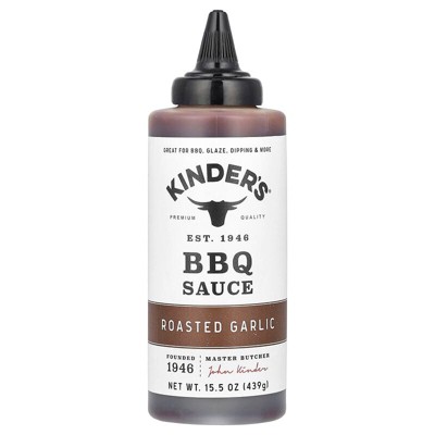 KINDER'S, BBQ Sauce, Roasted Garlic, 15.5 oz