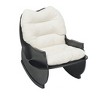 Vynxaria 30.31-Inch Green Velvet Rocking Chair - Cozy Single Seat for Relaxation - 4 of 4