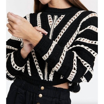 Women's Havana Dolman Sleeve Crochet Sweater - Another Love