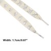 INSPIRE CHIC Polyester Fashion Shoelaces Available with 7 lengths to choose from, 60/80/100/120/140/160/180cm 2 Pairs - 3 of 4