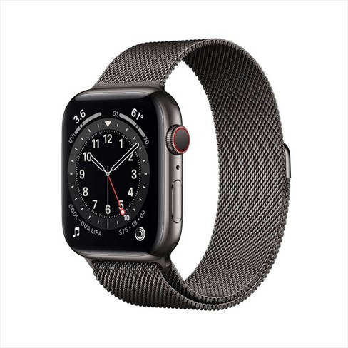 Refurbished Apple Watch Series 6 Gps + Cellular 44mm Graphite Stainless ...