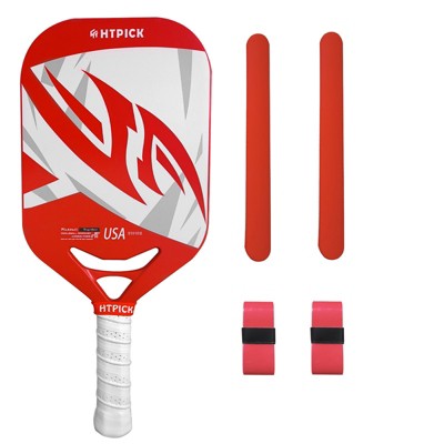 Aukfa carbon fiber pickleball racket – 14mm polypropylene honeycomb core, UV frosting process, heat press molding, lightweight professional racket