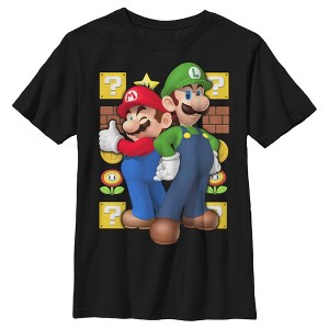 Boy's Nintendo Mario and Luigi T-Shirt - 1 of 3