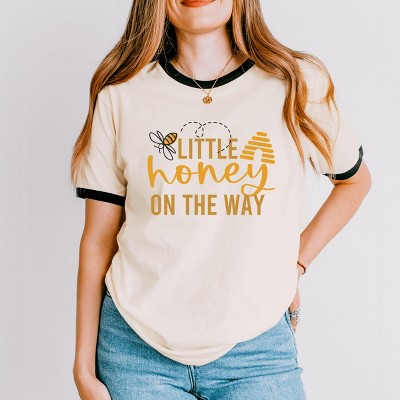 Simply Sage Market Little Honey On The Way Ringer Tee
