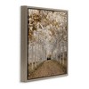 Stupell Industries White Gold Birch Grove Floating Frame Canvas Art - 2 of 4