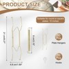 Unique Bargains Stainless Steel Invisible Wall U-shaped Plate Hangers with Traceless Nail 10 Pcs - 2 of 4