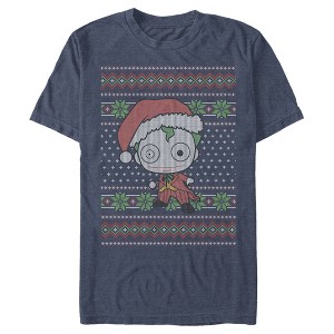 Men's Batman Ugly Christmas Chibi Joker T-Shirt - 1 of 3