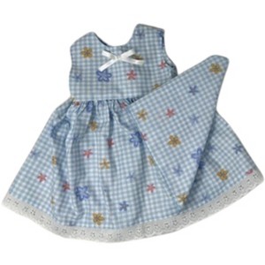Doll Clothes Superstore Handmade Floral Dress with Scarf for 18" Girl Dolls - 1 of 4