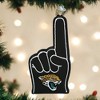 Old World Christmas Blown Glass Ornament for Christmas Tree, Jacksonville Jaguars Foam Finger - 2 of 4