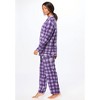 Dreams & Co. Petite Classic Flannel Pajama Set - 4 of 4