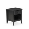 East West Furniture,Modern Nightstand Bedroom with 1 Wooden Drawer, Stable and Sturdy Constructed - 2 of 4