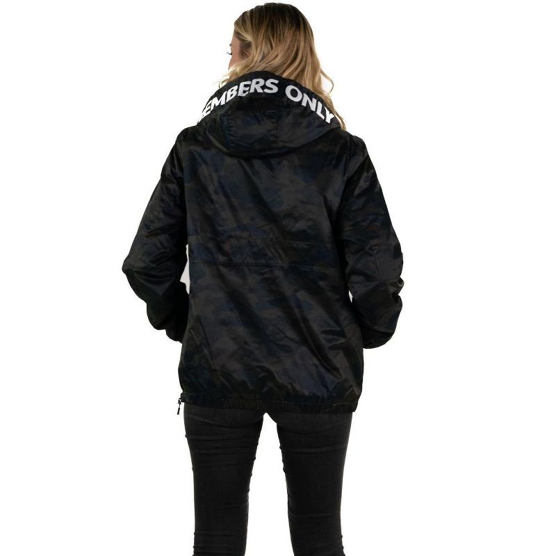 Members Only Women's Camo Popover Oversized Jacket, 3 of 5