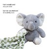 The Peanutshell Gift Set, Ellie Elephant Plush Stuffed Animal Toy and Blanket for Boys and Girls - 4 of 4
