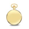 Black Bow Jewelry Charles Hubert Gold Finish White Dial Pocket Watch 47mm - 2 of 4