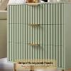 Nasitip 3-Drawer Dresser-Fluted Wooden Nightstand with Deep Storage, Wide Top Chest Organizer - 4 of 4