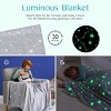 Joyfy Glow in The Dark Blanket 50" x 60" - Ultra Soft & Plush Blanket for Kids Birthday Bedroom Decor, Space Star Gifts for Girls Boys Age 2 3 4 + - 3 of 4