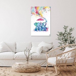 iCanvas Double Trouble by Marc Allante Canvas Print Wall Art - 1 of 3