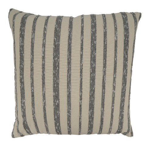 Saro Lifestyle Thin Striped Throw Pillow With Poly Filling - image 1 of 3