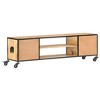 vidaXL TV Stand 51.2"x11.8"x15.4" Solid Wood Mango - 4 of 4