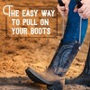 Impresa [2 Pairs] Boot Hooks Boot Pullers for Putting on Cowboy Boots - Hook Boots Easily with Shoe Pullers for Men & Women - 3 of 4