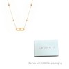 Adornia Tarnish Resistant 18k Gold Plated Bar Necklace - 4 of 4