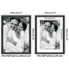 Americanflat 17x23 Picture Frame with Polished Plexiglass, Use as 13x19 Frame with Mat or 17x23 Frame Without Mat, Hudson Collection, Black - 2 of 4