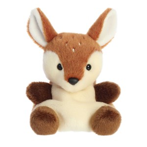 Aurora Mini Dalia Fawn Palm Pals Adorable Stuffed Animal Brown 5" - 1 of 4