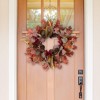 28"H Sullivans Leaf And Pinecone Wreath For Front Door, Multicolored - 4 of 4