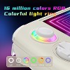 Voacle RG Cube Retro Handheld Game Console,Android 13 System Unisoc T820 Processor 3.95 Inch IPS Touch Screen 16 Million Color RGB Joystick(White) - 4 of 4