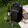 Metro™: Onyx 2-Bottle Tote by True, Black Finish - 4 of 4