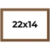 PosterPalooza | Classic Gold Picture Frame - UV Acrylic, Backing Board, Hanging Hardware Included - 2 of 4