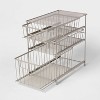 3 Tier Drawer Organizer Brushed Nickel - Brightroom™ : Target