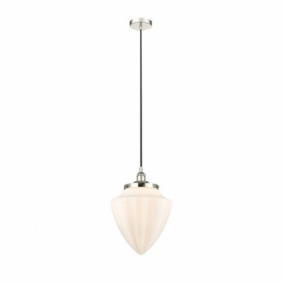 Bullet - 1 Light Cord Hung Mini Pendant In Modern Style-17 Inches Tall and 12 Inches Wide