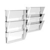 Storex Wall File, Letter Size, 13" x 4" x 7", Clear - 2 of 4