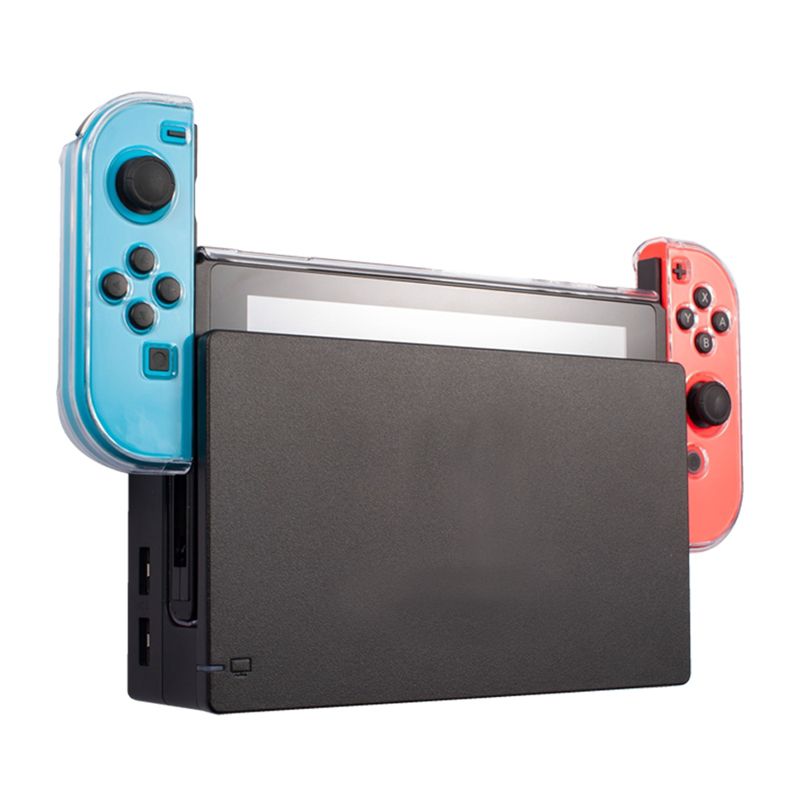 Insten Insten Dockable Clear Case For Nintendo Switch Console and Joycon, Detachable 3-in-1 Crystal Hard Shell Protective Cover, 4 of 10
