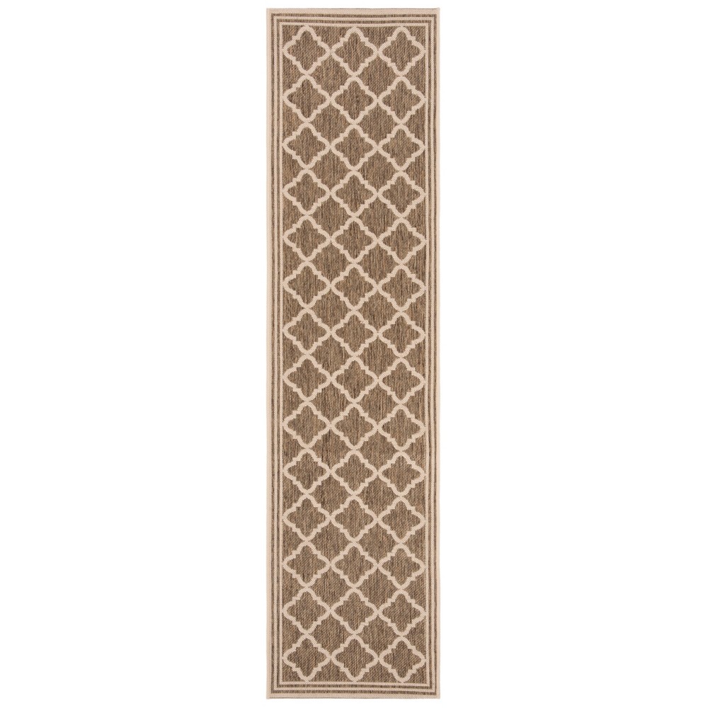  Runner Quatrefoil Design Loomed Beige/Cream