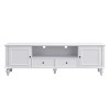 70.9" Modern TV Stand for 80 Inch TV with Storage Cabinets and Open Compartment for Living Room-Baofuwish - 3 of 4