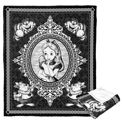Disney Alice In Wonderland Curios And Curiosity Silk Touch Throw Blanket