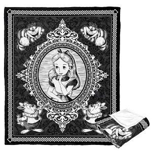 Disney Alice In Wonderland Curios And Curiosity Silk Touch Throw Blanket - 1 of 4
