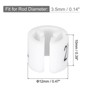 Unique Bargains Plastic Fit 0.14 Inch Rod Round Clothes Hanger Marker Size Tag 100 Pcs - 2 of 4