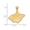 Black Bow Jewelry 10k Yellow Gold Minnesota Wild NHL Medium Pendant - 2 of 3