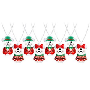 Disney Lightshow 8-Count 7-ft Twinkling White LED Christmas String Lights - 1 of 3