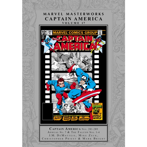 Marvel Masterworks: Captain America Vol. 17 - by  J M Dematteis & Marvel Various (Hardcover) - image 1 of 1