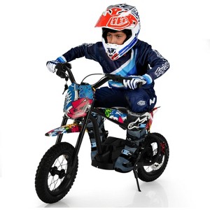Sandinrayli 24V Electric Dirt Bike for Kids Ride on Motorcycle w/3-Speed Modes Off-Road Motor Bike for Children with Dual Brakes - 1 of 4