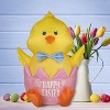 Gemmy Airdorable Airblown Inflatable Easter Hatching Chick, 1.5 ft Tall, Yellow - 4 of 4